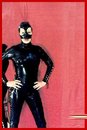 Catsuit with lacing and cups