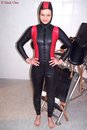 Catsuit for women with hood