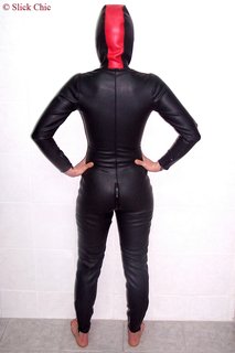 Catsuit for men with hood