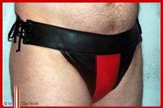 Mens briefs with side lacing