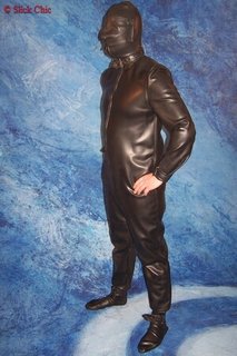 Punishment suit with hood