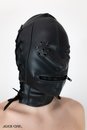 Mask w. Eyes, noses, mouth opening, side lacing