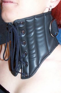 Neck corset with 2 d-rings