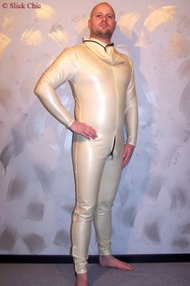 Catsuit for men with back zipper